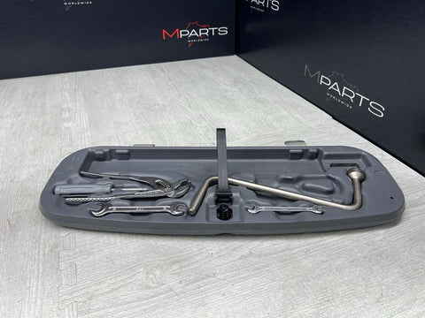2001-2006 BMW E46 325 330 M3 Convertible Emergency Trunk Tool Kit Assembly OEM