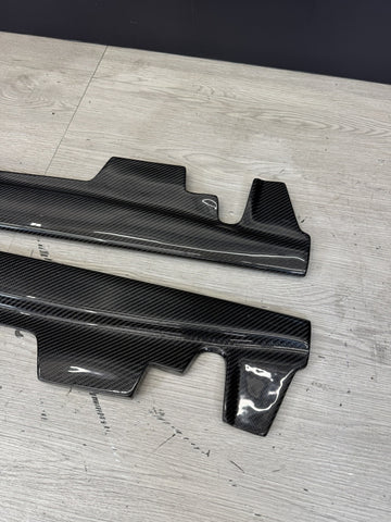 BMW E92 E93 M3 08-13 Performance Carbon Fiber Side Skirt Extension Splitters