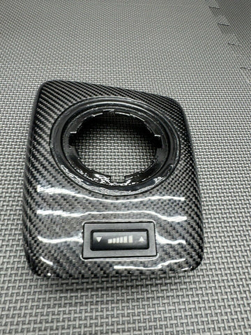 01-06 BMW E46 M3 Center Dome SMG Shift Plate Carbon Fiber OHC