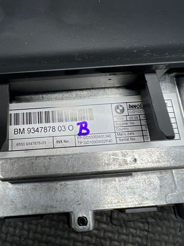 BMW X5 X6 F15 F16 Central Information Display Screen Monitor NBT 9347878