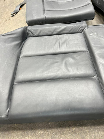 94-99 BMW E36 M3 Coupe Rear Back Rest Seats Vaders Black Leather Bench 23k Miles