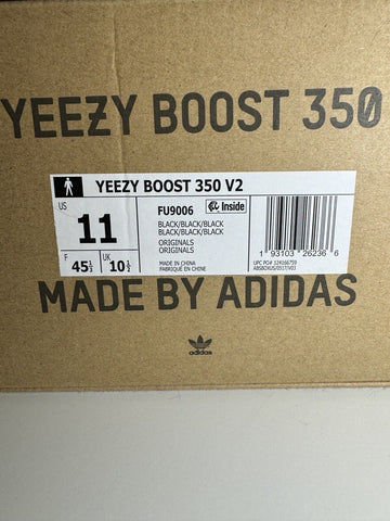 Size 11 - Adidas Yeezy Boost 350 V2 Low Black Reflective