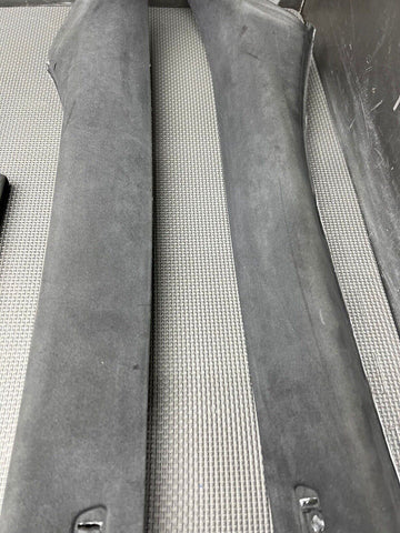 A B C Pillars Column Covers Panels Trims Alcantara BMW OEM 10-15 F10 535 550 M5