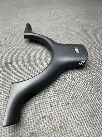 01-06 BMW E46 M3 Lower Steering Wheel Trim Cover Plate Black