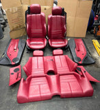 01-06 BMW E46 M3 Convertible Complete Interior Front Heated Seats Custom Red