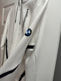 PUMA Men's BMW M Motorsport Full Zip Hoodie In White Size L Large