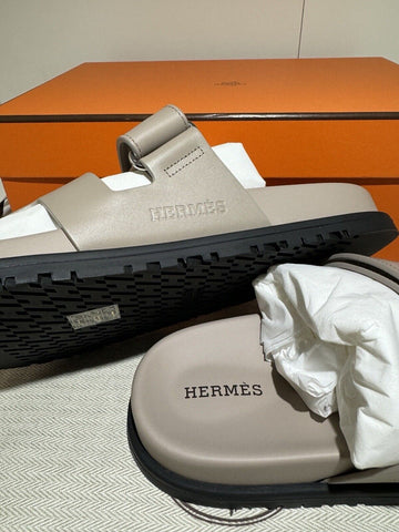 Brand New In Box Hermes Womens Chypre Beige Mystic Calfskin Size 37