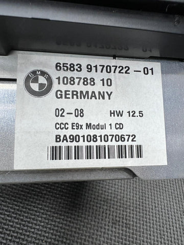 08 BMW 335 M3 CCC SAT NAV Navigation Head Unit CD Player Drive OEM