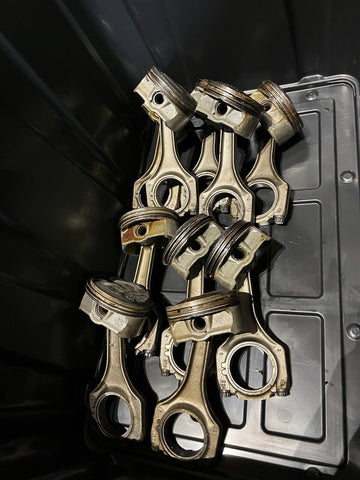 06-10 BMW E60 E63 E64 M5 M6 V10 S85 Engine Pistons & Connecting Rods OEM Set
