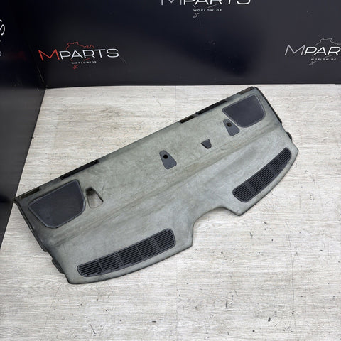 2000-2003 BMW E39 M5 Rear Window Shelf Interior Trim Panel Black Alcantara OEM