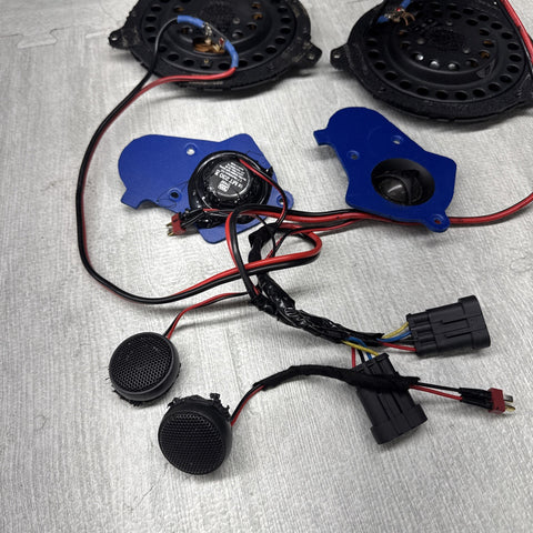 01-06 BMW E46 M3 Upgraded Speakers Morel Virtus Nano Hybrid Woofer Convertible