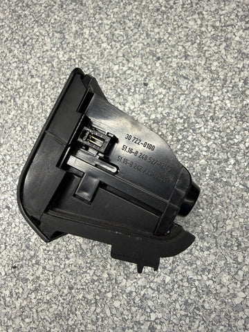 BMW 01-06 E46 325 330 M3 CENTER CONSOLE REAR STORAGE ASHTRAY ROLLUP TRAY BLACK