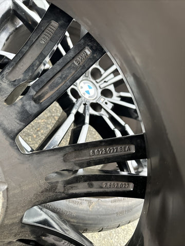 19-24 BMW F90 M5 M706 Wheels Rims 7857077 7857078 Black 20”