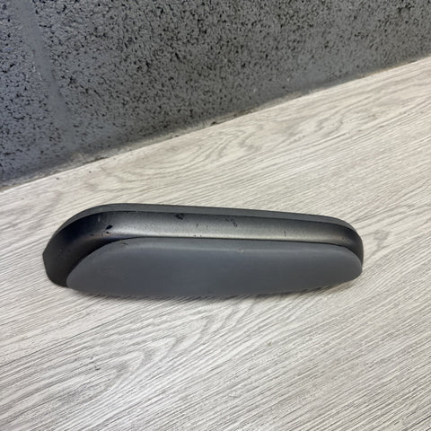 01-06 BMW OEM E46 M3 Titan Shadow Gray Vert Trim Armrest + Pad Left Driver Rear