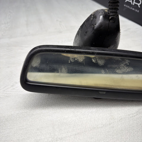 01-06 BMW E46 M3 Rearview Rear View Mirror SOS *Liquid Damage*