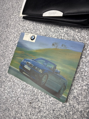 OEM 01-06 BMW E46 M3 CONVERTIBLE OWNERS MANUAL BOOK