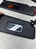 07-13 OEM BMW E88 E93 128 328 335 M3 Convertible Sun Visor Visors Black Pair