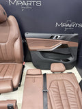BMW 19-23 G05 X5 COFFEE LEATHER SEATS & PANELS SET