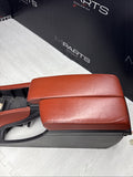 08-13 BMW E90 E92 E93 M3 Extended Fox Red Leather Center Console + Armrest OEM