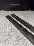 94–99 BMW E36 M3 2 Coupe Door Sill Trim Left & Right Pair Black OEM