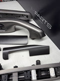 01-06 BMW E46 M3 Coupe Interior Armrests Trim Set Titan Shadow *Notes*