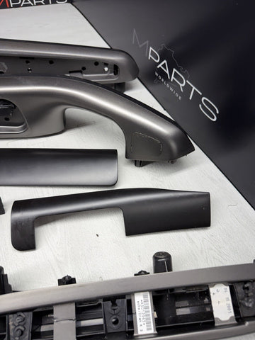 01-06 BMW E46 M3 Coupe Interior Armrests Trim Set Titan Shadow *Notes*