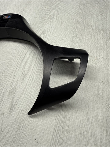 08-13 BMW E90 E92 E93 M3 Lower Steering Wheel Trim Cover Plate Black