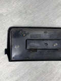 BMW E46 M3 01-06 Front License Plate Base 51112694726 2694726 Carbon Black OEM