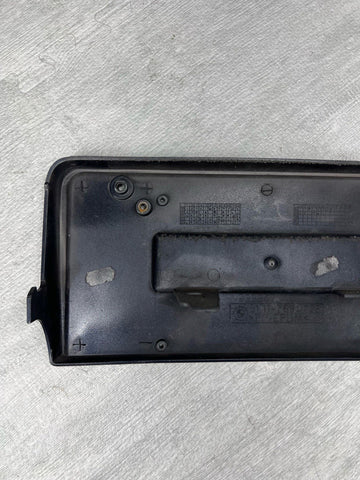 BMW E46 M3 01-06 Front License Plate Base 51112694726 2694726 Carbon Black OEM