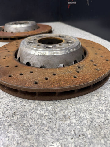 08-13 BMW E90 E92 E93 M3 Front Brakes Rotors 2283801 2283802
