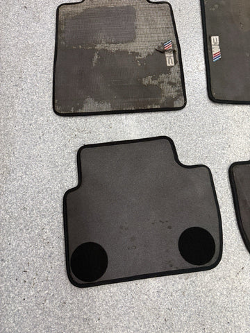 Used Genuine 01-06 BMW E46 M3 Coupe Carpets Floor Mats Black Front & Rear