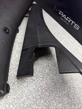 01-06 BMW E46 M3 Convertible Rear Top Lateral Trim Panel Pair Black OEM *notes*