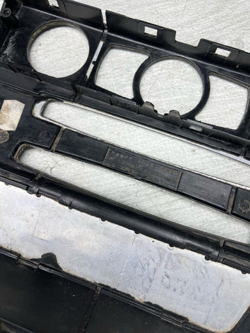 BMW Radio HVAC Climate Control Center Trim 5 Series E60 M5 OEM Carbon Fiber