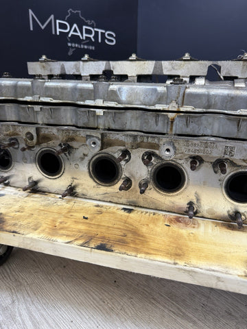 BMW 15-20 F80 F82 F83 M3 M4 S55 Engine Cylinder Head w Valves Complete *Scored