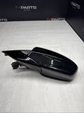 13-16 BMW F10 M5 LEFT DRIVER SIDE MIRROR NO CAMERA NO GLASS SAPPHIRE BLACK OEM