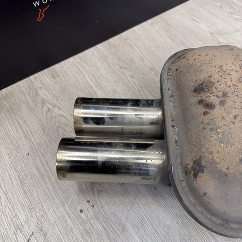 95-99 Bmw E36 M3 Rear Exhaust Muffler Silencer Box Outlet Pipe Unit Oem *Local*