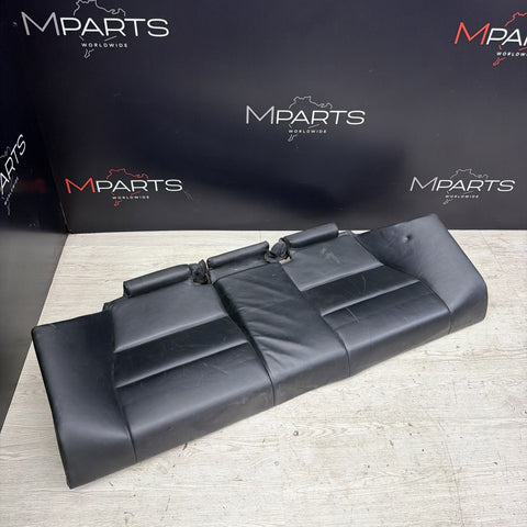 BMW E46 M3 01-06 Coupe Rear Seat Bottom Bench Black Napa Leather OEM *Notes*