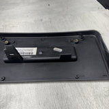 BMW E46 M3 01-06 Front License Plate Base 51112694726 2694726 Carbon Black OEM