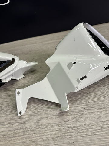 15-20 Ferrari 488 White Interior Dash Vents Trims Set