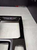 18-21 BMW F97 X3 M G01 X3 Competition Center Console Trim Cover Carbon Fiber OEM