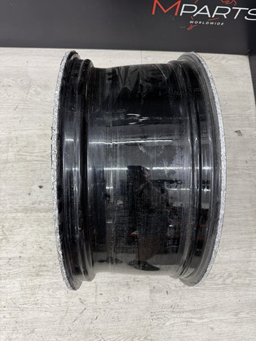 Porsche Taycan 96795 66158 OEM Wheel Rim 21x9.5 Front Gloss Black *Curbed