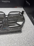 NEW 21-26 BMW G80 G82 G83 M3 M4 REAL CARBON FIBER CSL STYLE NOSE GRILL GRILLE