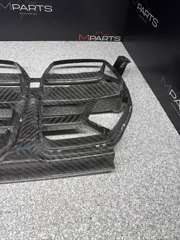 NEW 21-26 BMW G80 G82 G83 M3 M4 REAL CARBON FIBER CSL STYLE NOSE GRILL GRILLE