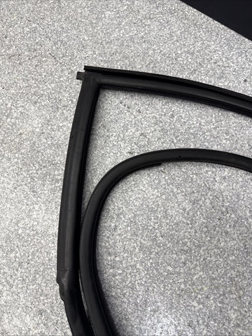 BMW E46 M3 01-06 Passenger Right Door Weather Strip Seal Black OEM *Small Rip