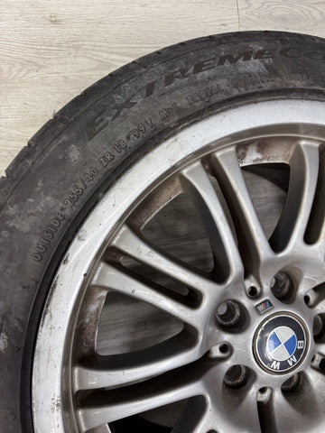 01-06 BMW E46 M3 Factory Rear 18x9 M Double Spoke Alloy Style 67 Wheel 18" OEM
