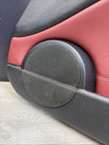 01-06 BMW E46 M3 FRONT RIGHT PASSENGER SIDE DOOR PANEL CARD IMOLA RED OEM