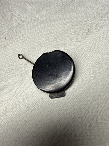 BMW E46 M3 Front Bumper Tow Hook Eye Cover 2695250 OEM Black Painted