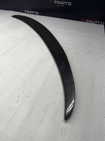 BMW 11-16 F10 540 550 M5 Trunk Lid Rear Spoiler Carbon Fiber Aftermarket
