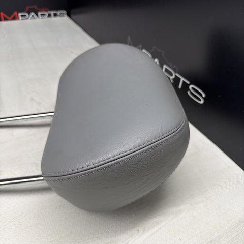 BMW E46 M3 01-06 Front Seat Headrest Head Rest Gray OEM