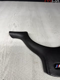 01-06 BMW E46 M3 Lower Steering Wheel Trim Cover Plate Leather